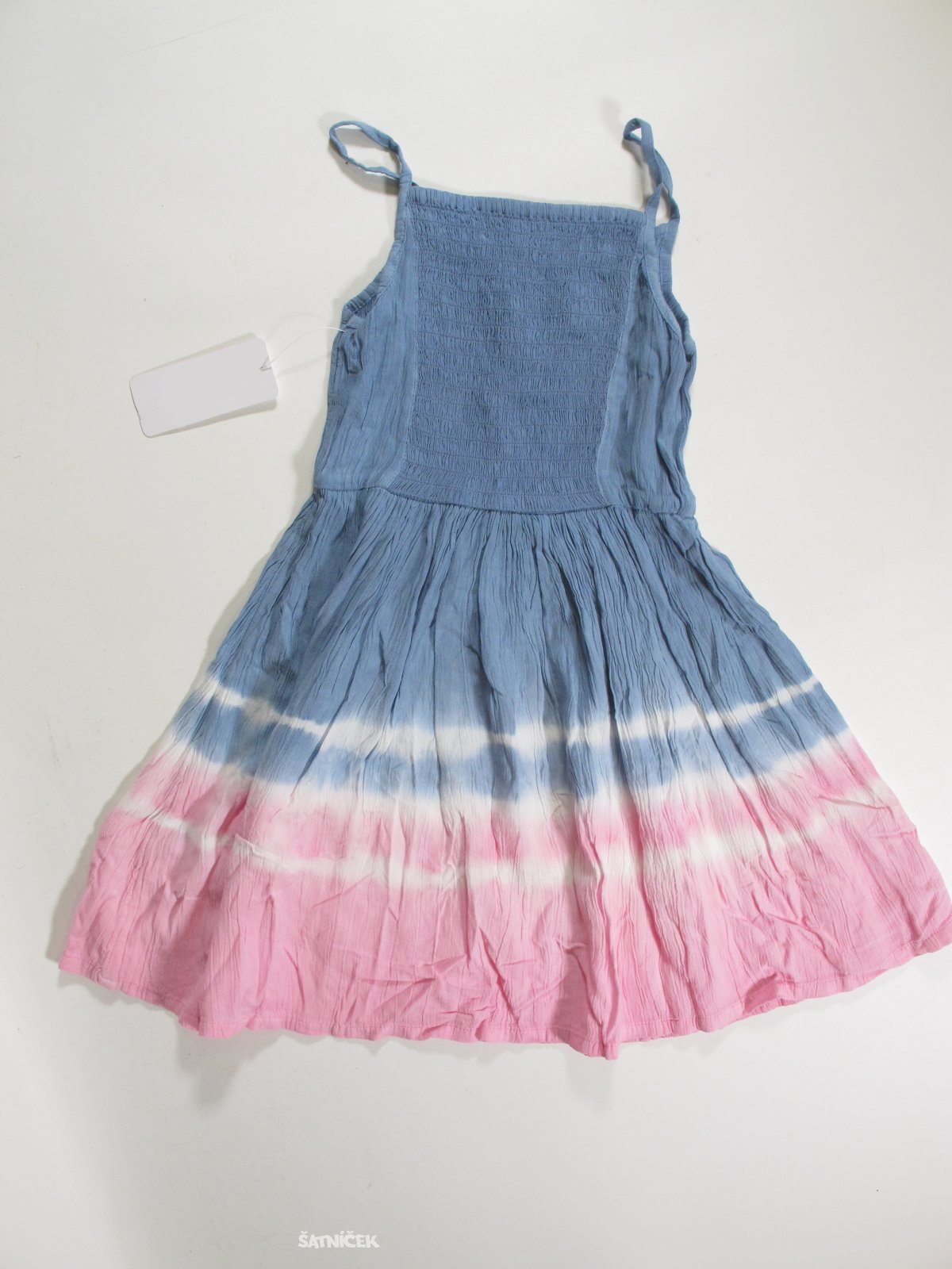 Šaty pro holky modro růžové outlet
