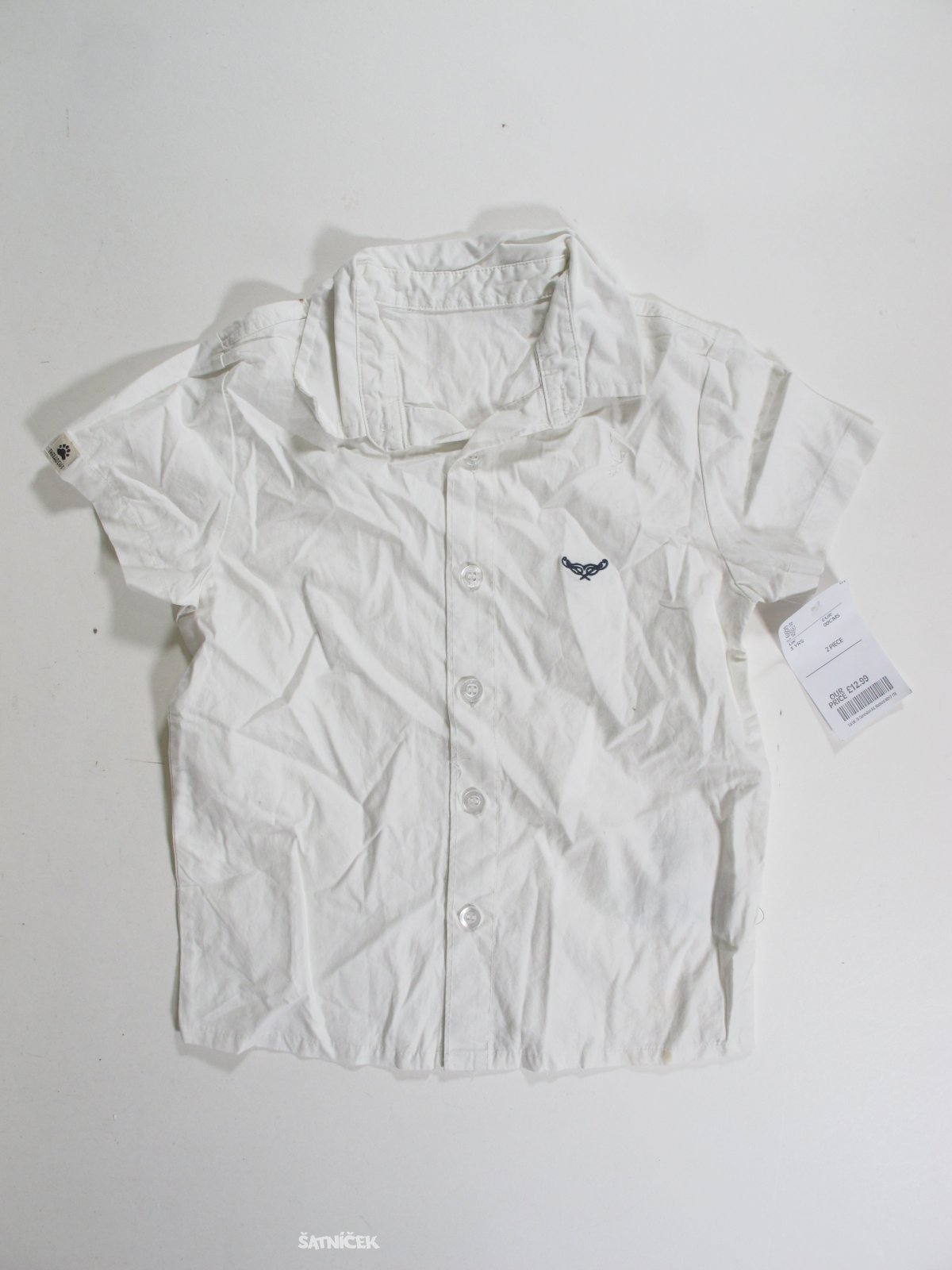 Košile pro kluky bílá outlet 