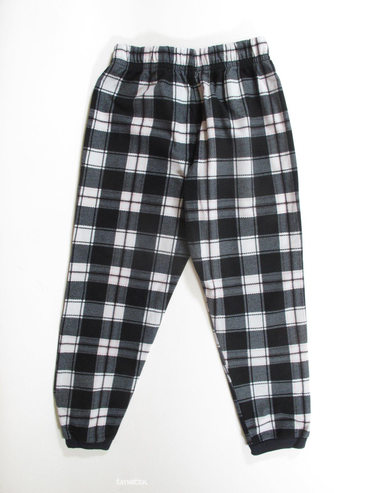 Pyžamové kalhoty pro holky kostkované secondhand