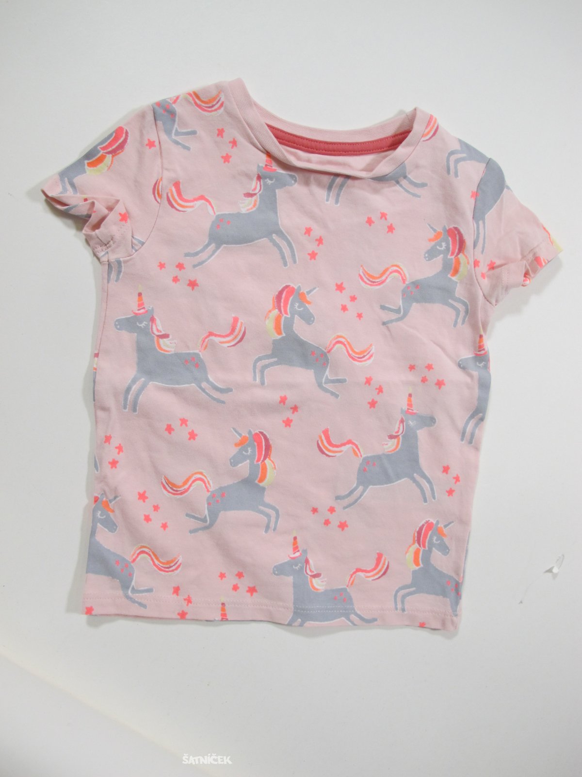 Obrázkové triko pro holky od pyžama secondhand