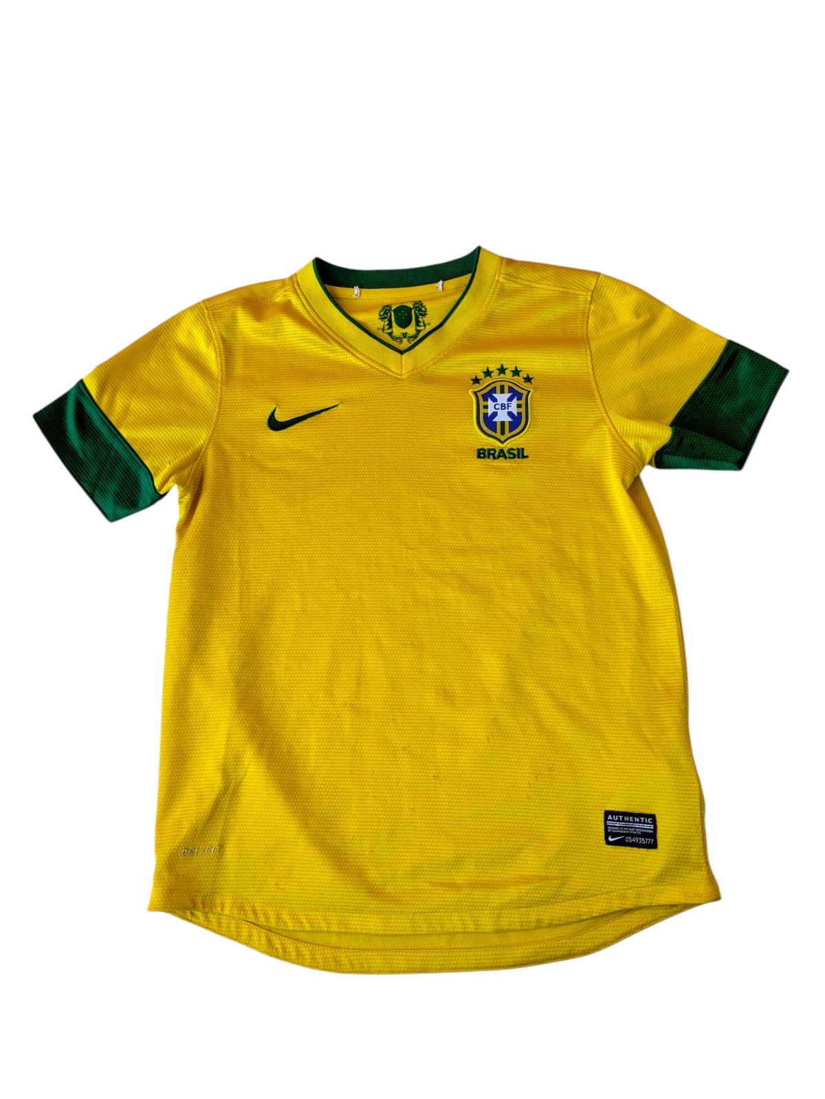 Žlutý dres Brasil pro kluky secondhand Nike
