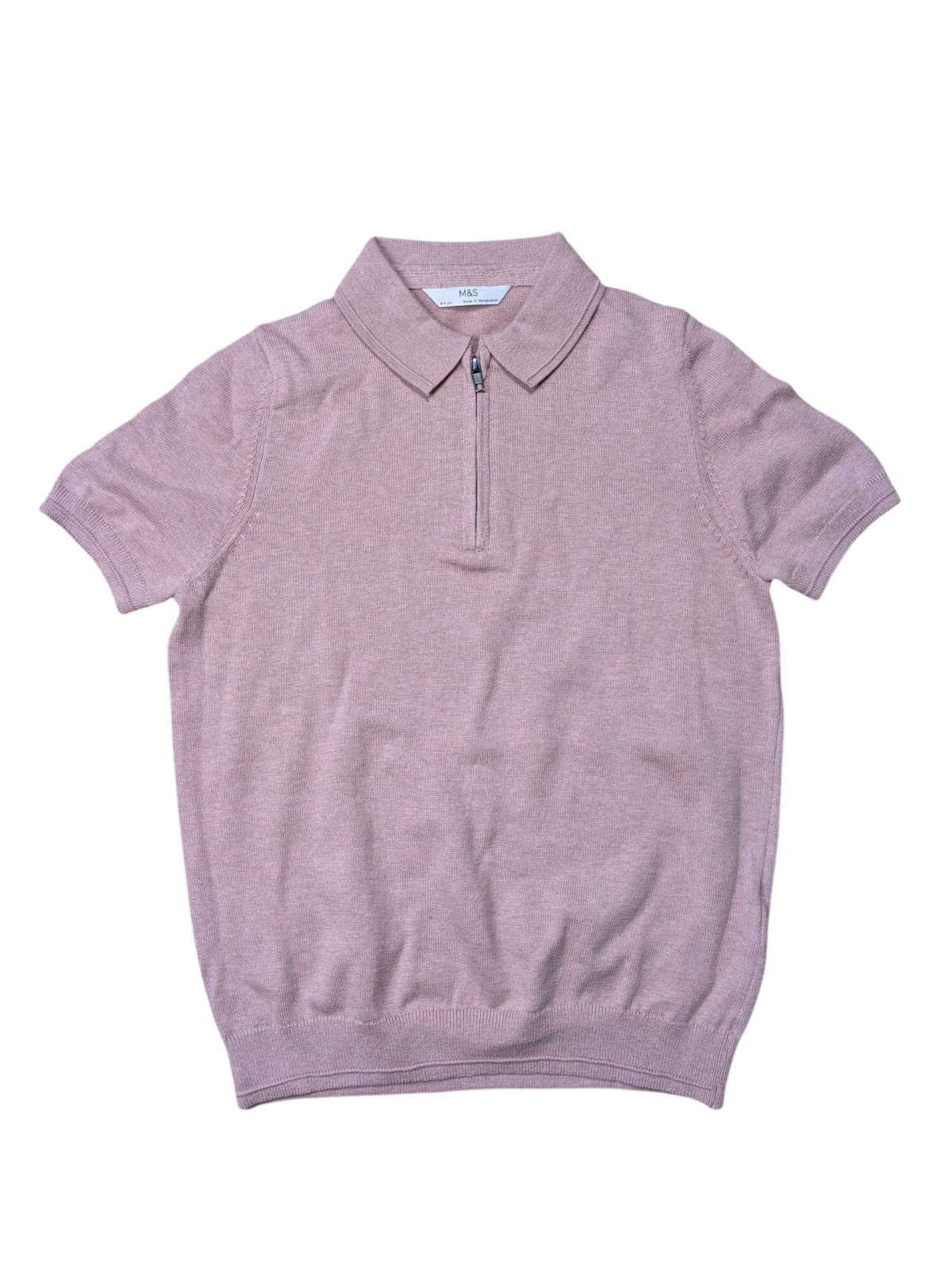 Růžová polokošile pro kluky secondhand M&S