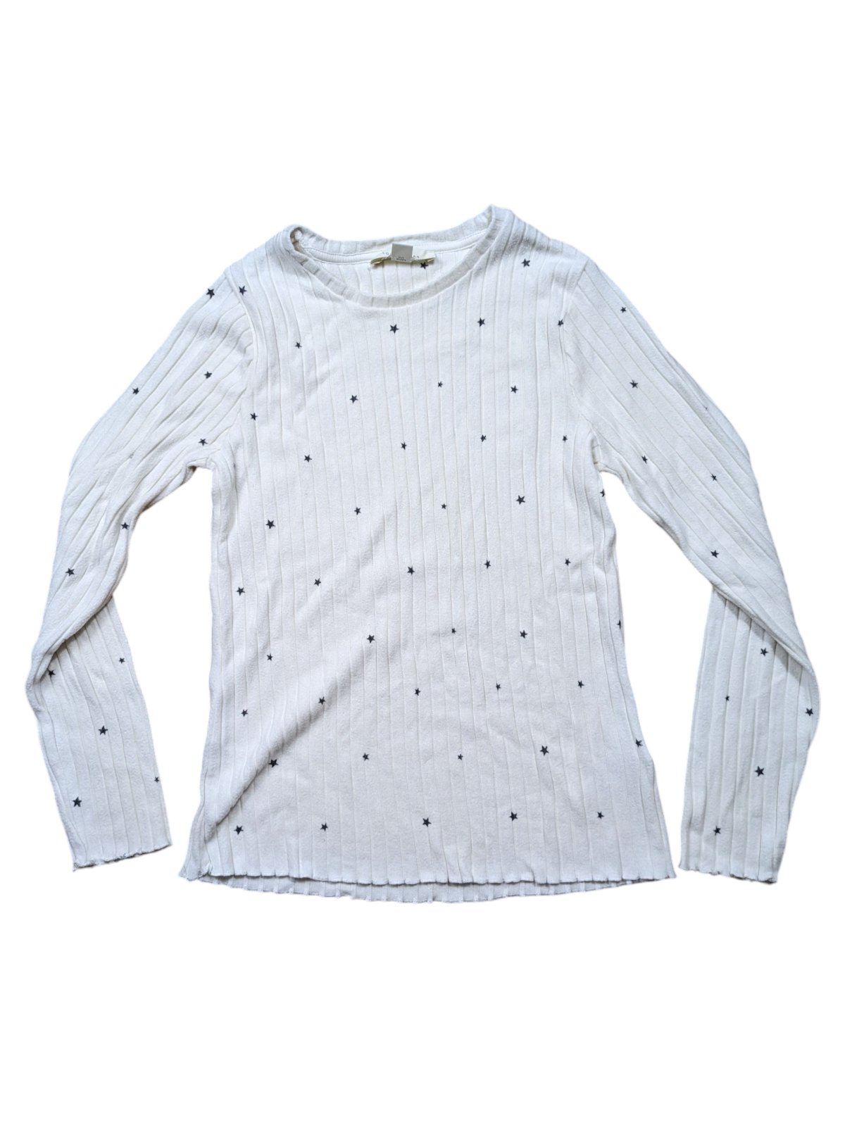 Bílé triko s hvězdičkami pro holky secondhand Loungewear