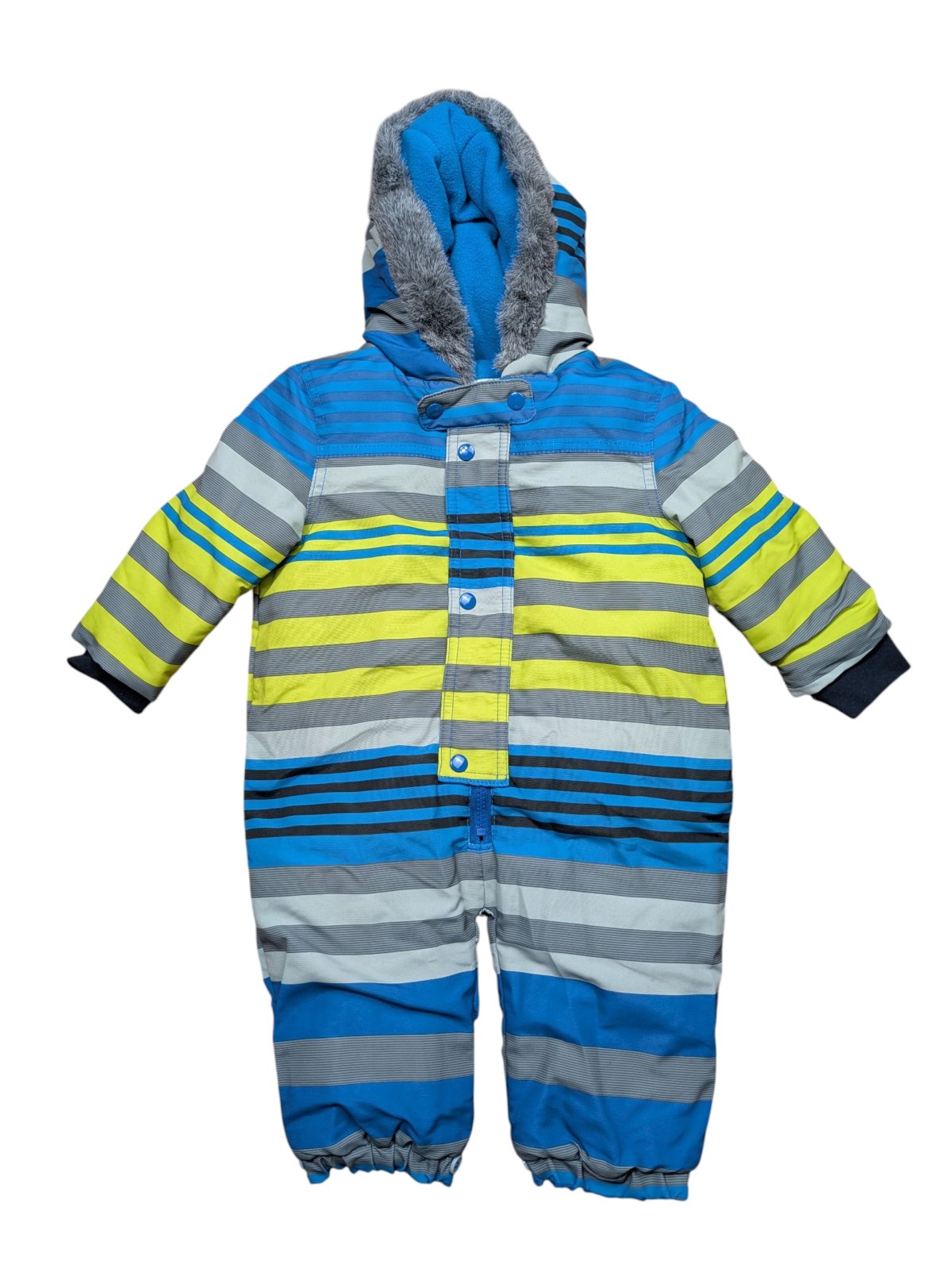 Pruhovaná zimní kombinéza pro kluky secondhand Zip Zap