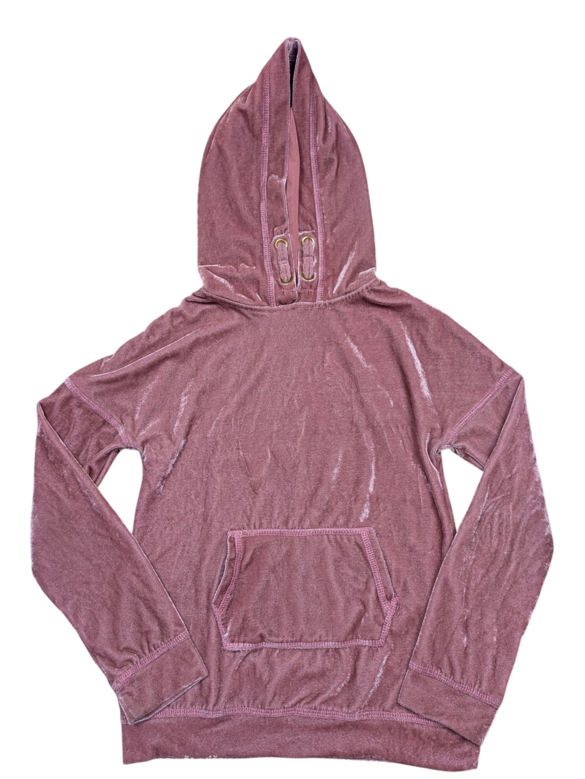 Růžová semišová mikina pro holky miss evie