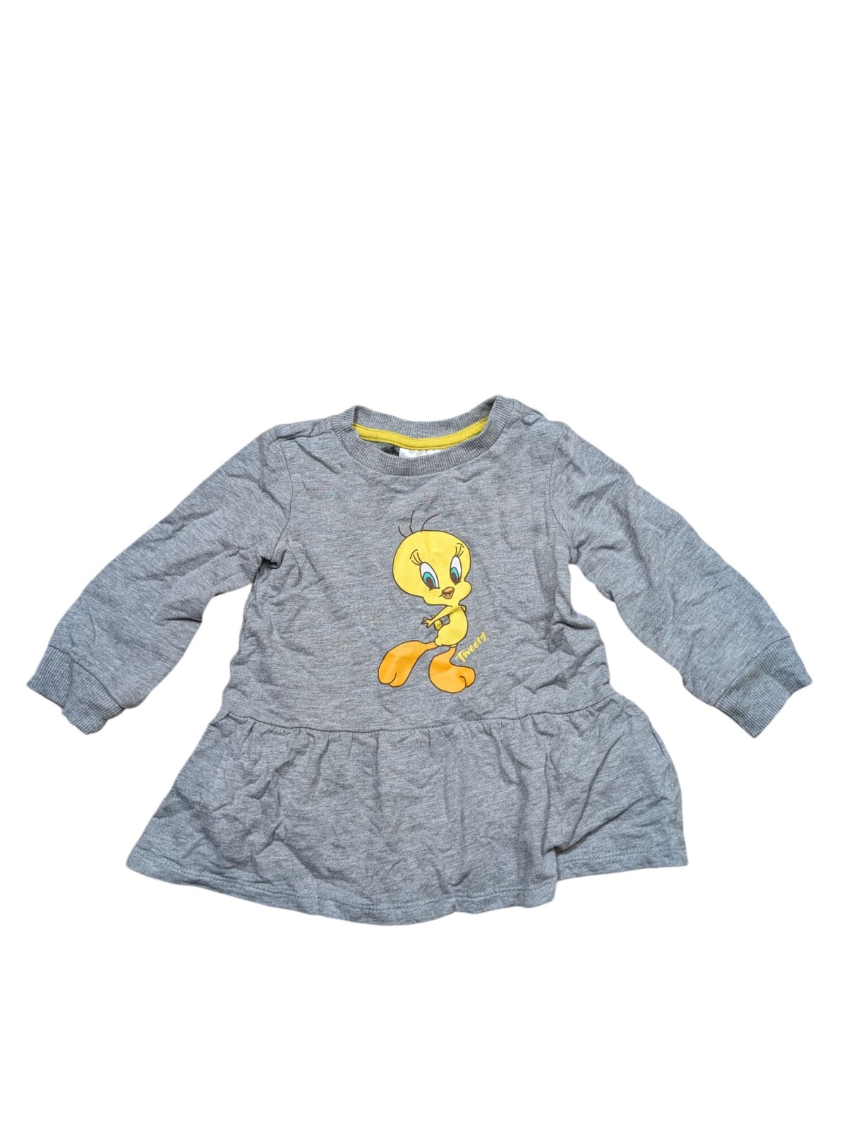 Šedé šaty s obrázkem pro holky secondhand Looney Tunes