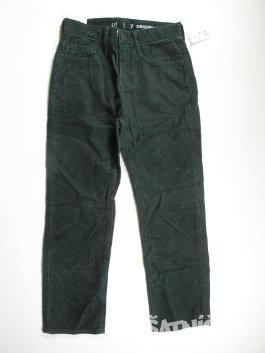 Manžestrové kalhoty pro kluky zelené outlet 