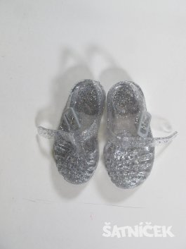 Gumové třpytivé boty pro holky outlet