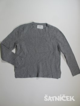 Šedý svetr pro holky , crop secondhand