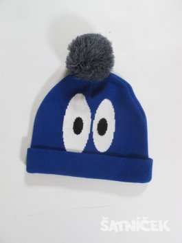 Zimní modrá čepice pro kluky secondhand