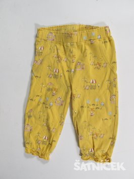 Kalhoty letní žluté secondhand
