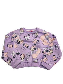 Fialová mikina Minie pro holky secondhand Disney