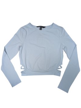 Světle modrý top pro holky outlet New look