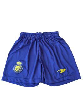 Modré fotbalové kraťasy Al Nassr pro kluky secondhand 