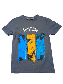 Šedé triko Pokémon pro kluky secondhand 