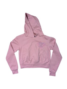 Růžová mikina pro holky secondhand Studio