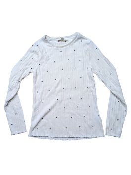 Bílé triko s hvězdičkami pro holky secondhand Loungewear