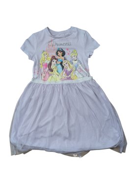 Světle fialové šaty princezen Disney pro holky secondhand