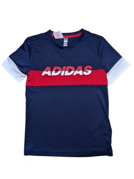 Sportovní pruhované triko pro kluky secondhand Adidas