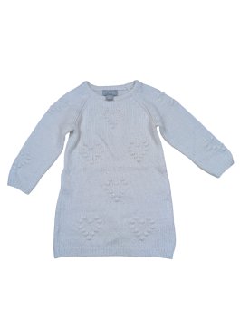 Bílá svetrová tunika pro holky secondhand Primark