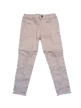 Světle růžové džíny pro holky secondhand Denim