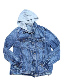 Tmavší džínová bunda pro kluky secondhand Destination