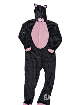Černý overal kočky pro holky secondhand